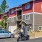 spacious parking areas outside of patios and apartment homes